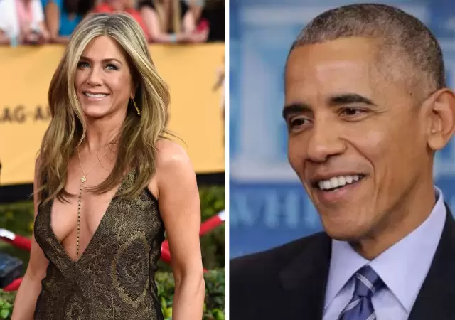 Jennifer Aniston, Barack Obama