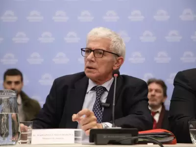 El ministro de Justicia, Mariano C�neo Libarona.