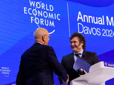 El Presidente habl� en Davos/