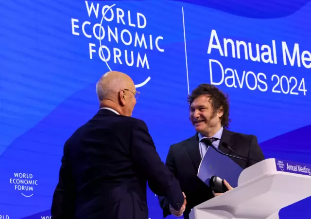 El Presidente habl� en Davos/