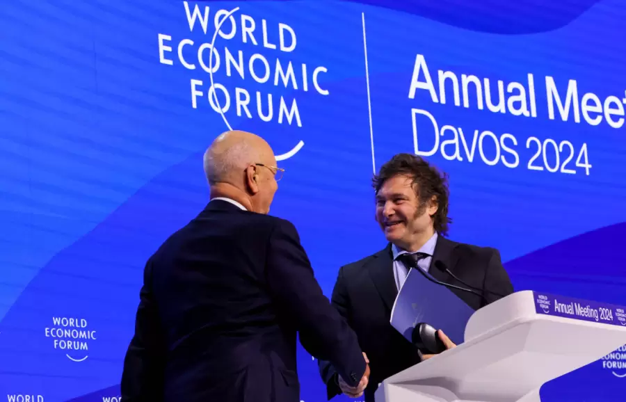 El Presidente habl� en Davos/