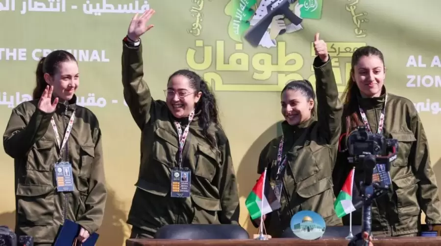 Las militares fueron liberadas por Hamás