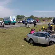Una impresionante granizada provoc� un incidente vial con un saldo lamentable
