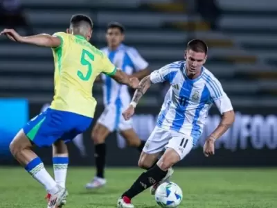 Argentina gole� a Brasil en el Sudamericano Sub 20.