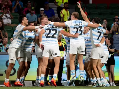 Los Pumas 7's aplastaron a Australia y conquistaron el Oro en Perth
