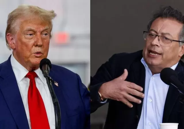 Donald Trump y Gustavo Petro 7Fuente- France 24