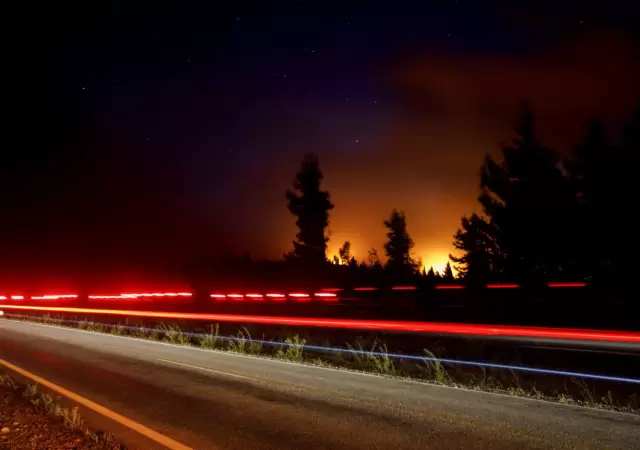 Incendios en la Patagonia.