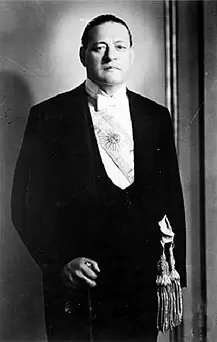 Roberto Marcelino Ortiz, presidente de la Nación (1938 hasta su renuncia el 27 de junio de 1942).