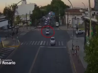 Familia cordobesa atropellada en la costanera de la ciudad de Rosario.