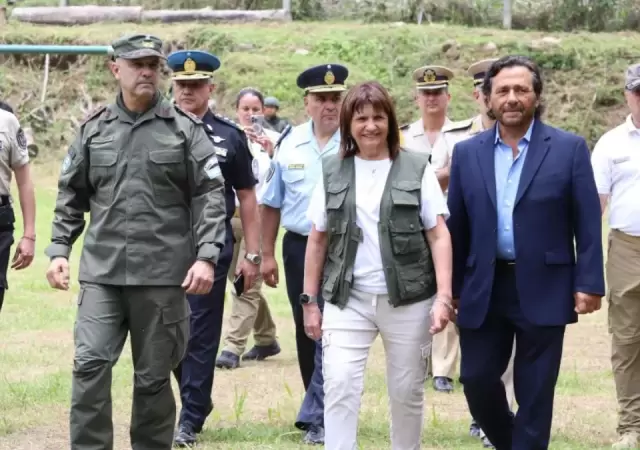Patricia Bullrich y Gustavo S�enz.