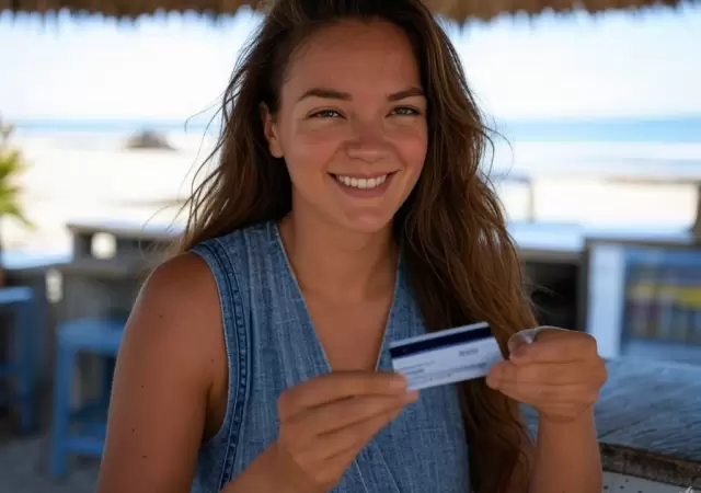 Pago con tarjeta de cr�dito en el exterior.