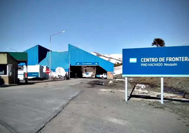 El Paso Pino Hachado, en la provincia de Neuqu�n, donde ocurri� el hecho. (Foto: web)