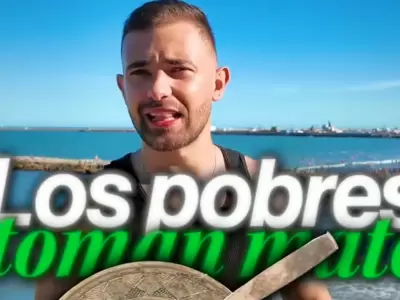 Se meti� con el mate y gener� pol�mica en las redes sociales.