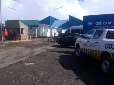 El paso fronterizo donde ocurri� el lamentable hecho.
