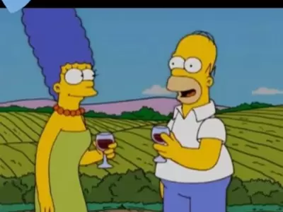 La Vendimia seg�n Los Simpson.