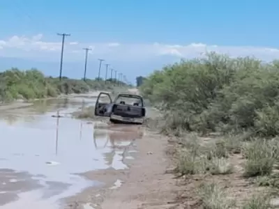 Macabro hallazgo en San Mart�n: hallan cuerpo calcinado en una camioneta