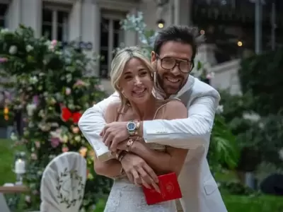 J�sica Cirio el d�a de su casamiento con El�as Piccirillo