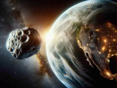 Recreaci�n art�stica del asteroide 2024 YR4. Imagen: web