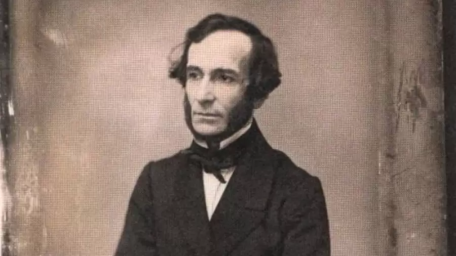 Juan Bautista Alberdi, considerado inspirador de la Constituci�n Argentina.  (Daguerrotipo de William Helsby, 1851, Museo Hist�rico Nacional)