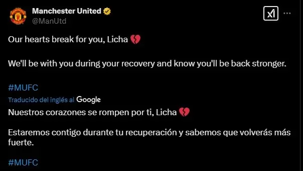 Mensaje del Manchester United a Lisandro Mart�nez/