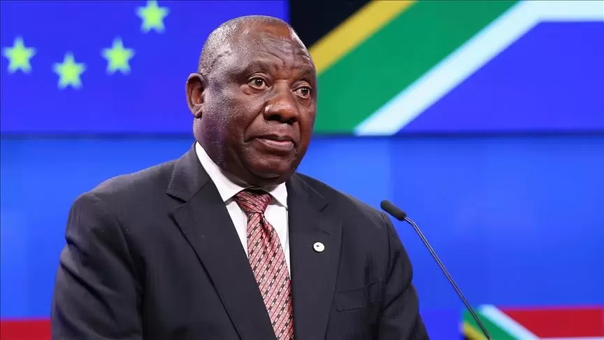 Presidente de Sud�frica, Cyril Ramaphosa.
