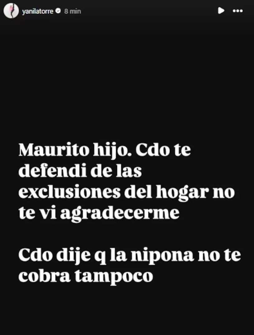 Yanina Latorre, parte 3