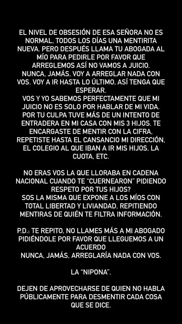 La respuesta de la China Su�rez.