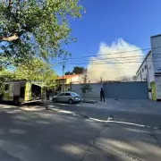 Godoy Cruz: se incendi� un galp�n y sospechan que hubo un robo