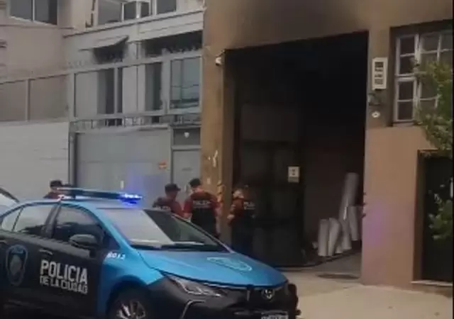 Incendio en una imprenta.