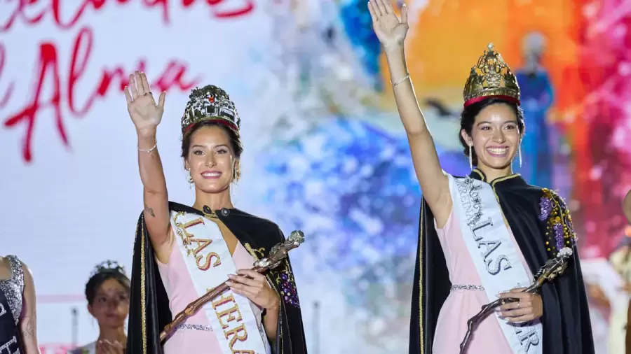 Alejandrina Funes, reina de Las Heras 2025. Represent� al distrito de Capdeville.