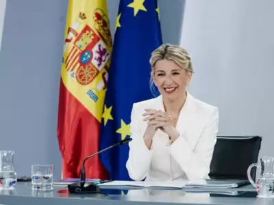 Yolanda D�az P�rez, ministra de Trabajo y Econom�a Social de Espa�a.