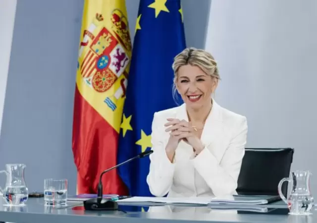 Yolanda D�az P�rez, ministra de Trabajo y Econom�a Social de Espa�a.