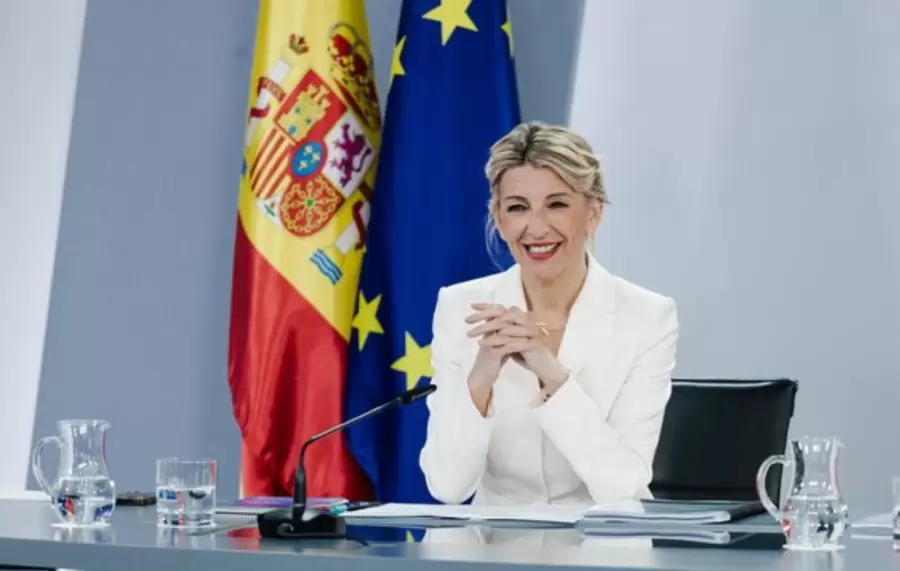 Yolanda D�az P�rez, ministra de Trabajo y Econom�a Social de Espa�a.