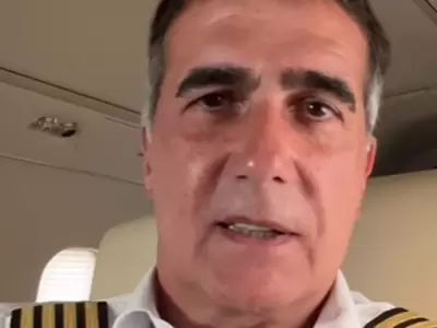 El periodista Antonio Laje obtuvo su matr�cula de piloto en el a�o 2017.