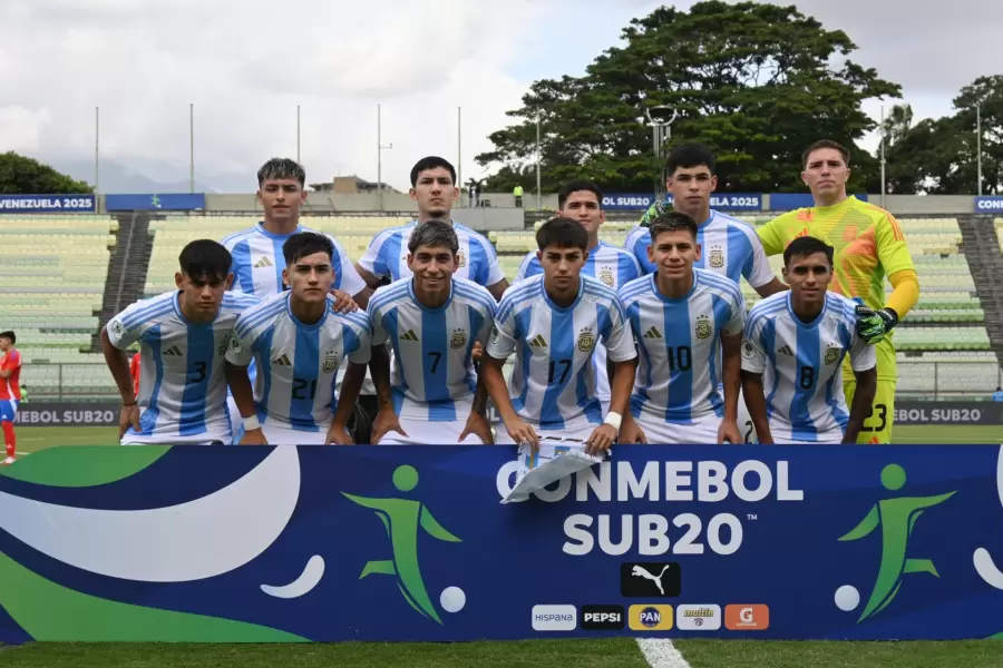 La formaci�n argentina en el debut