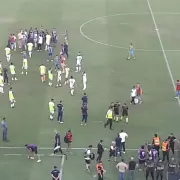Por un inadaptado, Godoy Cruz-Talleres fue suspendido en el entretiempo