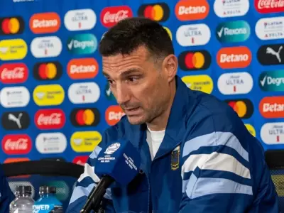Leo Scaloni, entrenador del Seleccionado