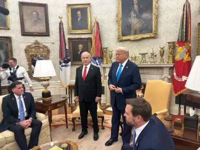 Donald Trump y Benjam�n Netanyahu.