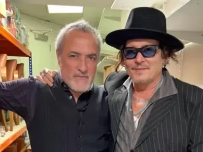 Corcho Rodr�guez y Johnny Depp. Amigos y socios.