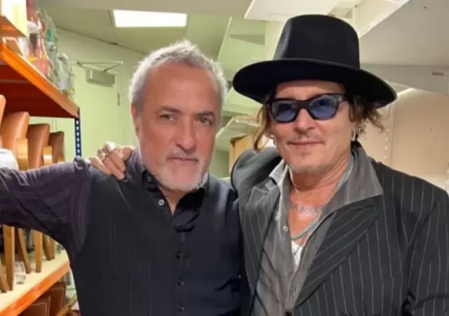 Corcho Rodr�guez y Johnny Depp. Amigos y socios.