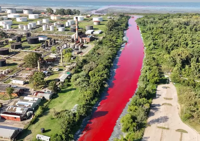 De terror: la l�nea roja se pierde en el R�o de la Plata.
