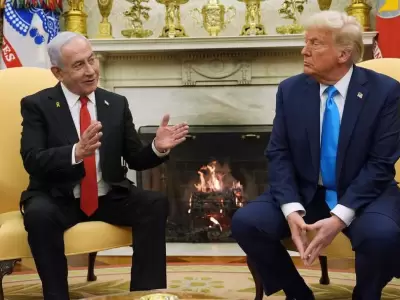 Despu�s del revuelo desatado hace menos de dos d�as, hoy el magnate fue m�s a fondo con Gaza.