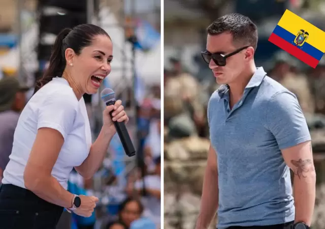 Luisa Gonz�lez y Daniel Noboa.