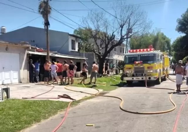 Incendio en Campana
