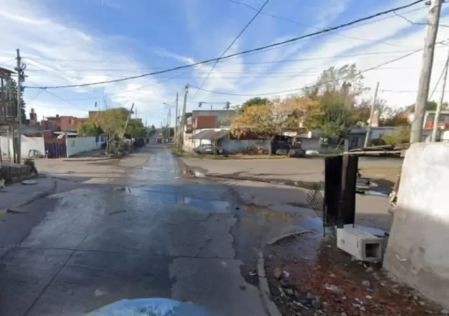 El cruce donde ocurri� el sangriento hecho. (Imagen: captura de pantalla)