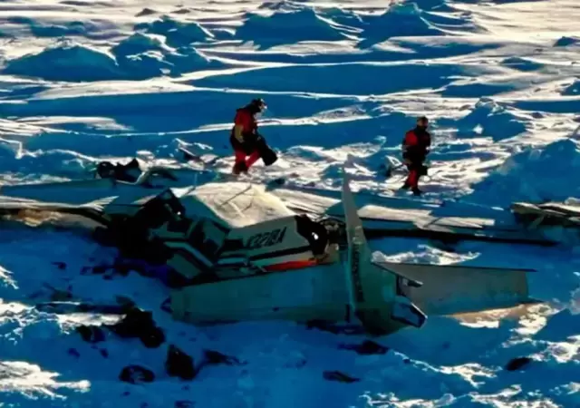 Tragedia en el aire: hallan el avi�n desaparecido en Alaska, sin sobrevivientes