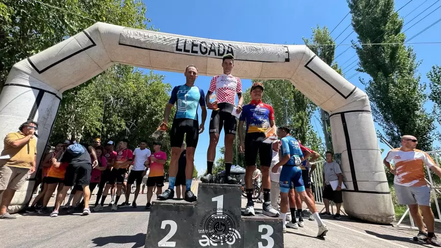 El podio de la última etapa