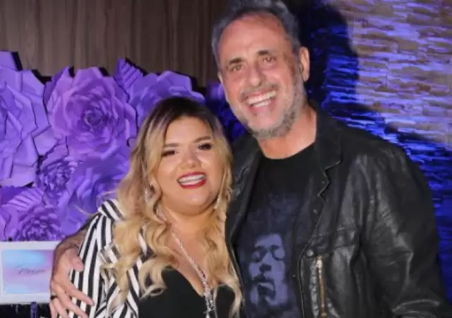 Morena y Jorge Rial.