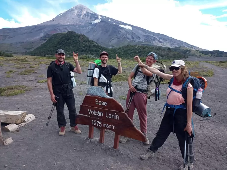 Trekking al Volc�n Lanin