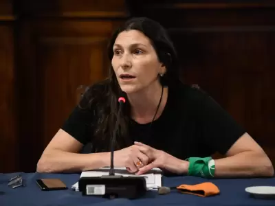 M�nica Macha, presidenta de la Comisi�n de Mujeres y Diversidades.